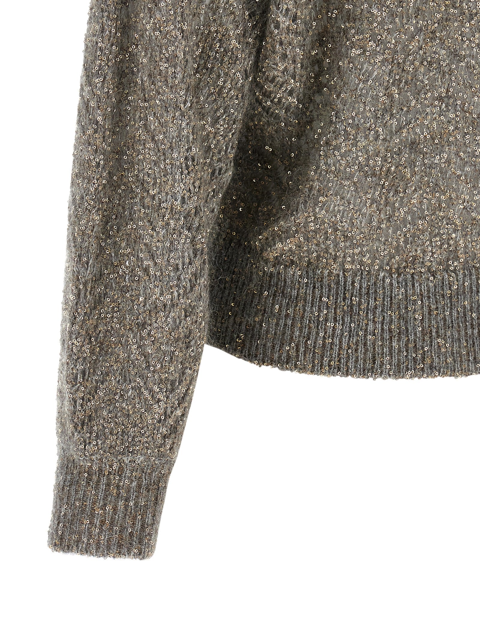 Brunello Cucinelli Gray Polyamide Cardigan