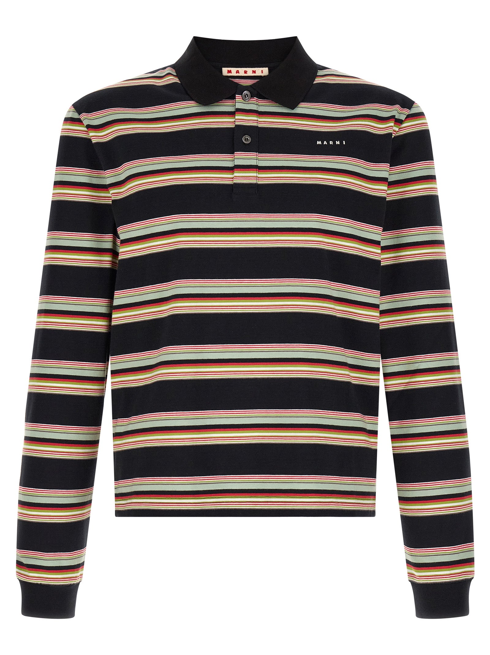 Marni Multicolor Cotton Polo Shirt