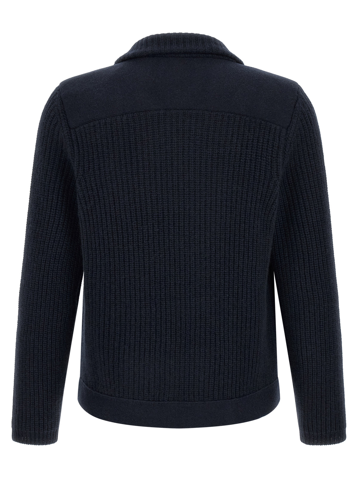Brunello Cucinelli Blue Cashmere Cardigan