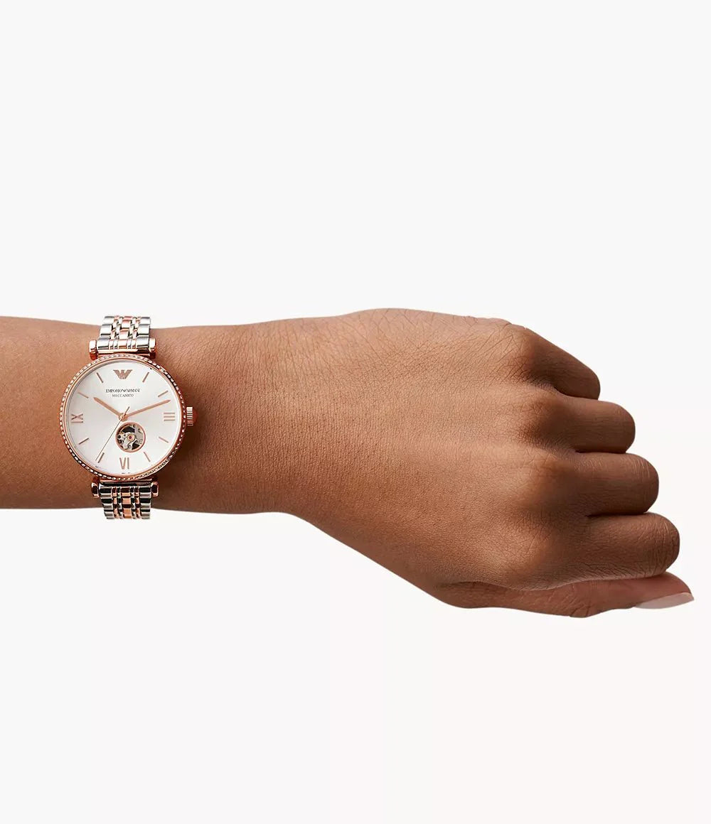 Emporio Armani Ar60019 Womens Meccanico Watch