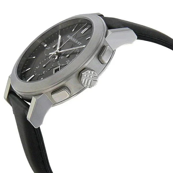 Burberry Mens Watch Chronograph The City Beat Check Bu9359