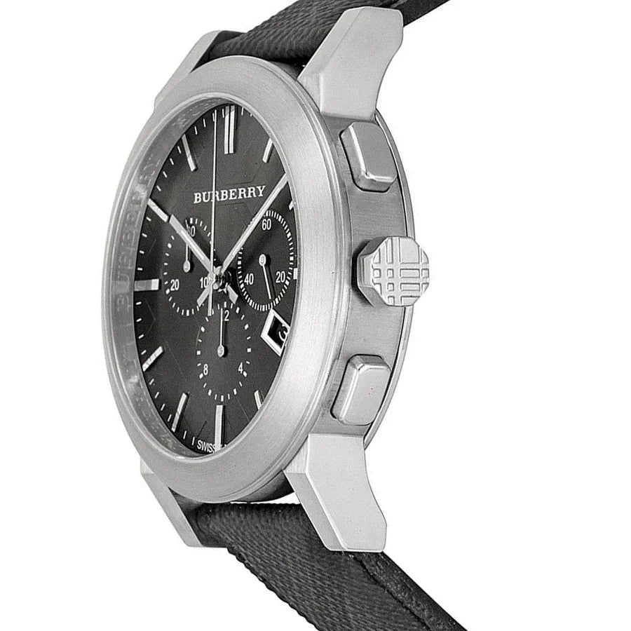 Burberry Mens Watch Chronograph The City Grey Bu9362