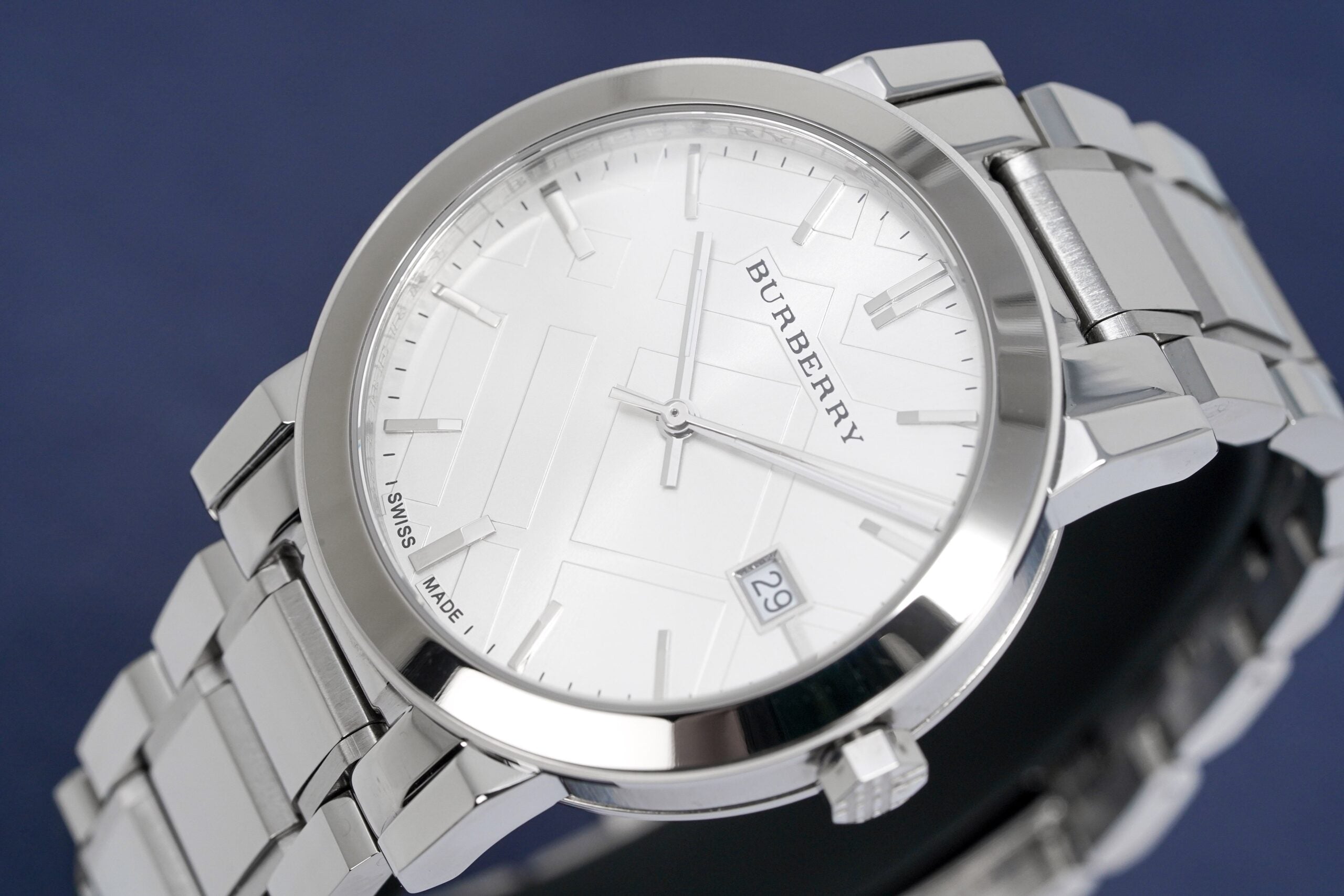 Burberry Ladies Watch The City Steel Bu9000