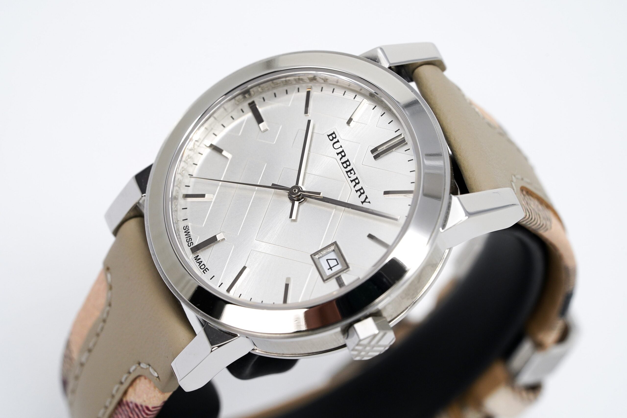 Burberry Ladies Watch The City Haymarket Check Bu9132
