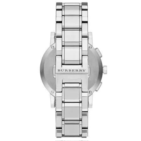 Burberry Ladies Watch Chronograph Silver Bu9750
