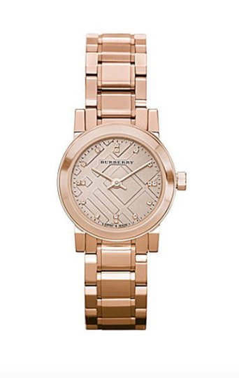 Burberry Ladies Watch The City Diamonds 26mm Rose Gold Bu9215