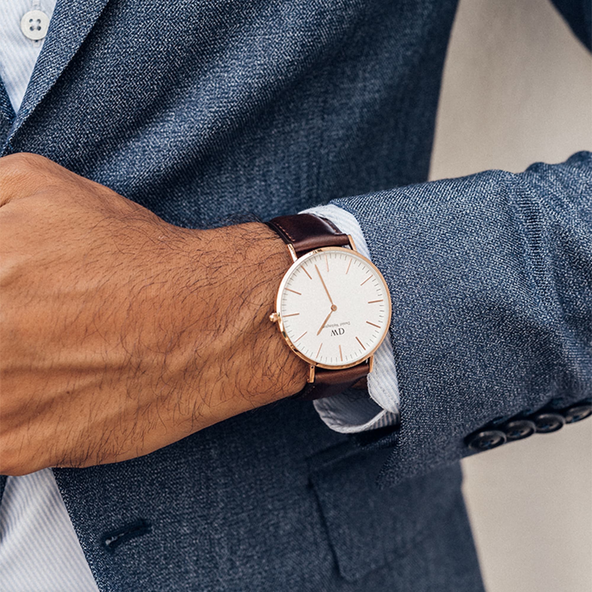 Daniel Wellington Classic Bristol Mens Brown Watch Dw00100009