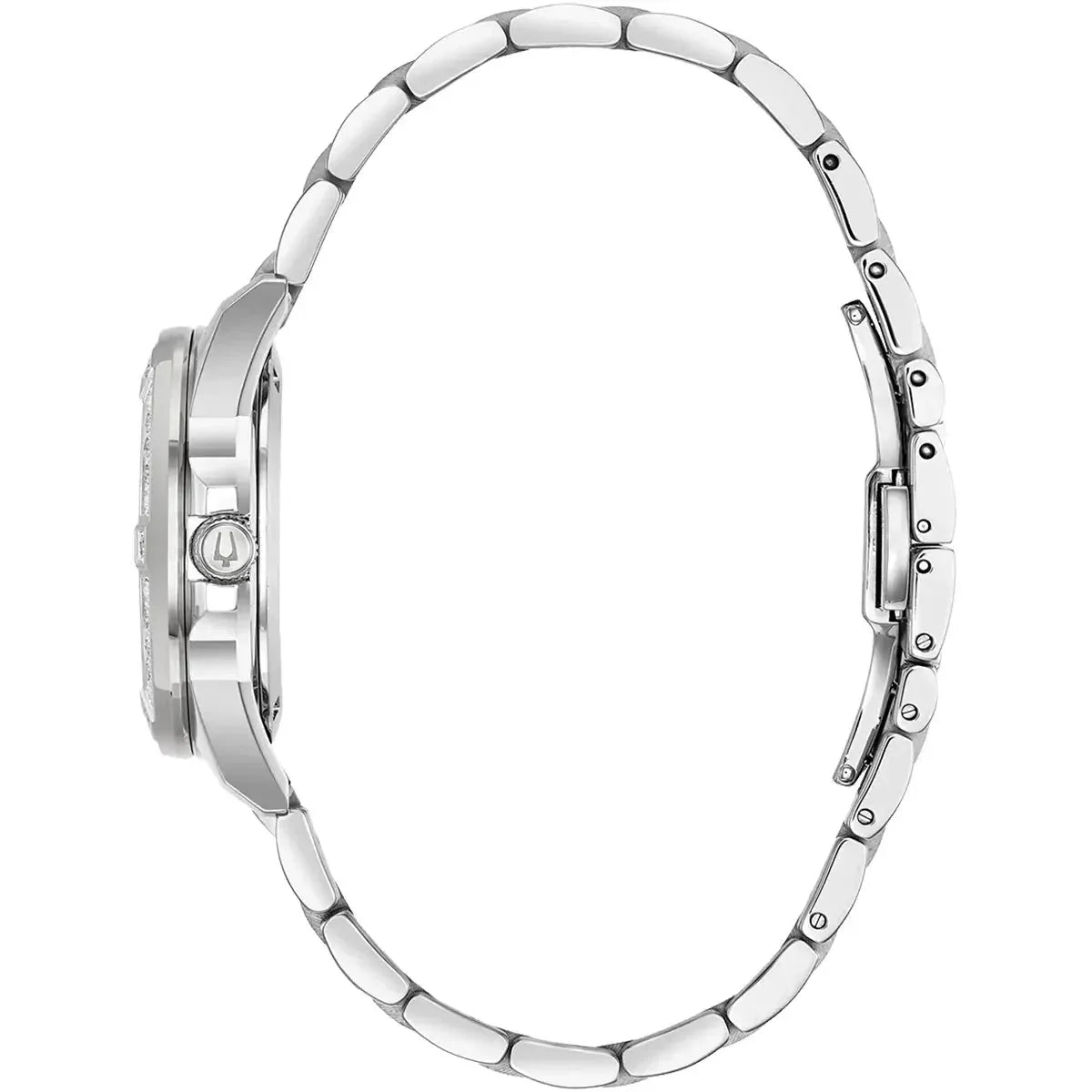 Bulova Marine Star Ladies Silver Watch 96r232