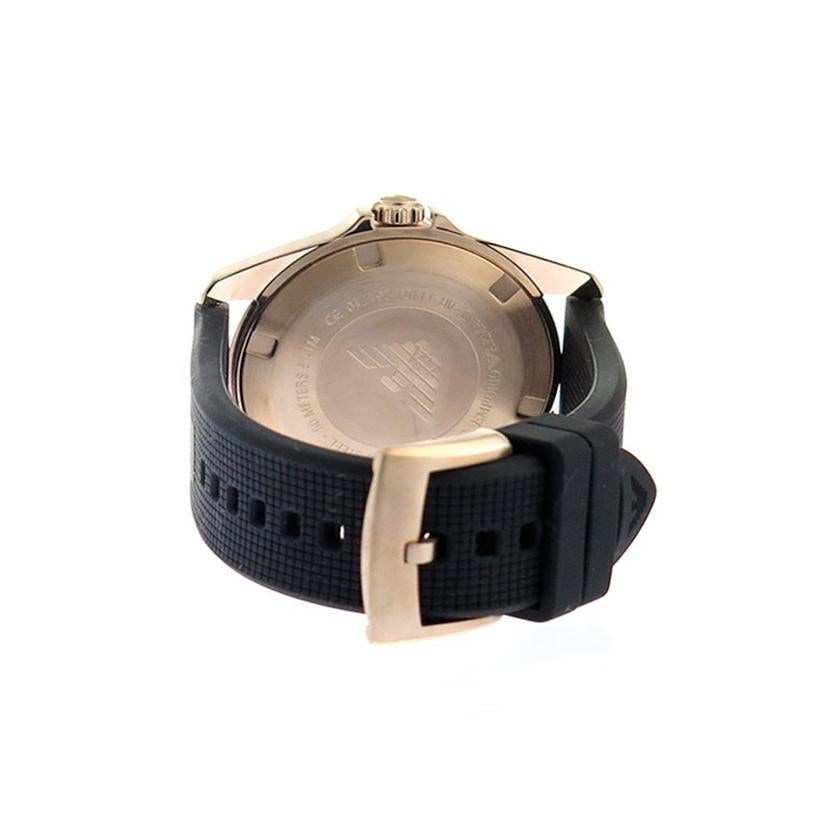Emporio Armani Ar11101 Men S Rose Gold Black Watch