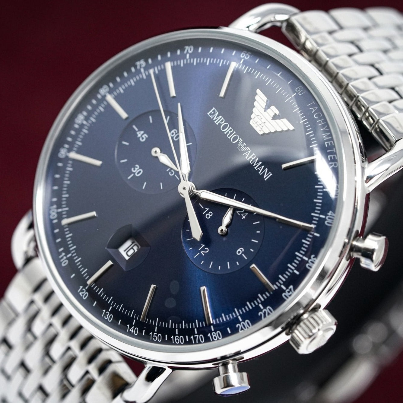Emporio Armani Ar11238 Men S Aviator Chronograph Watch
