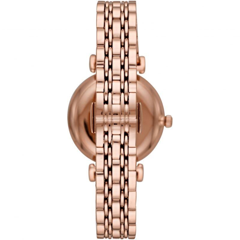 Emporio Armani Ar11244 Ladies Rose Gold Glitz Watch