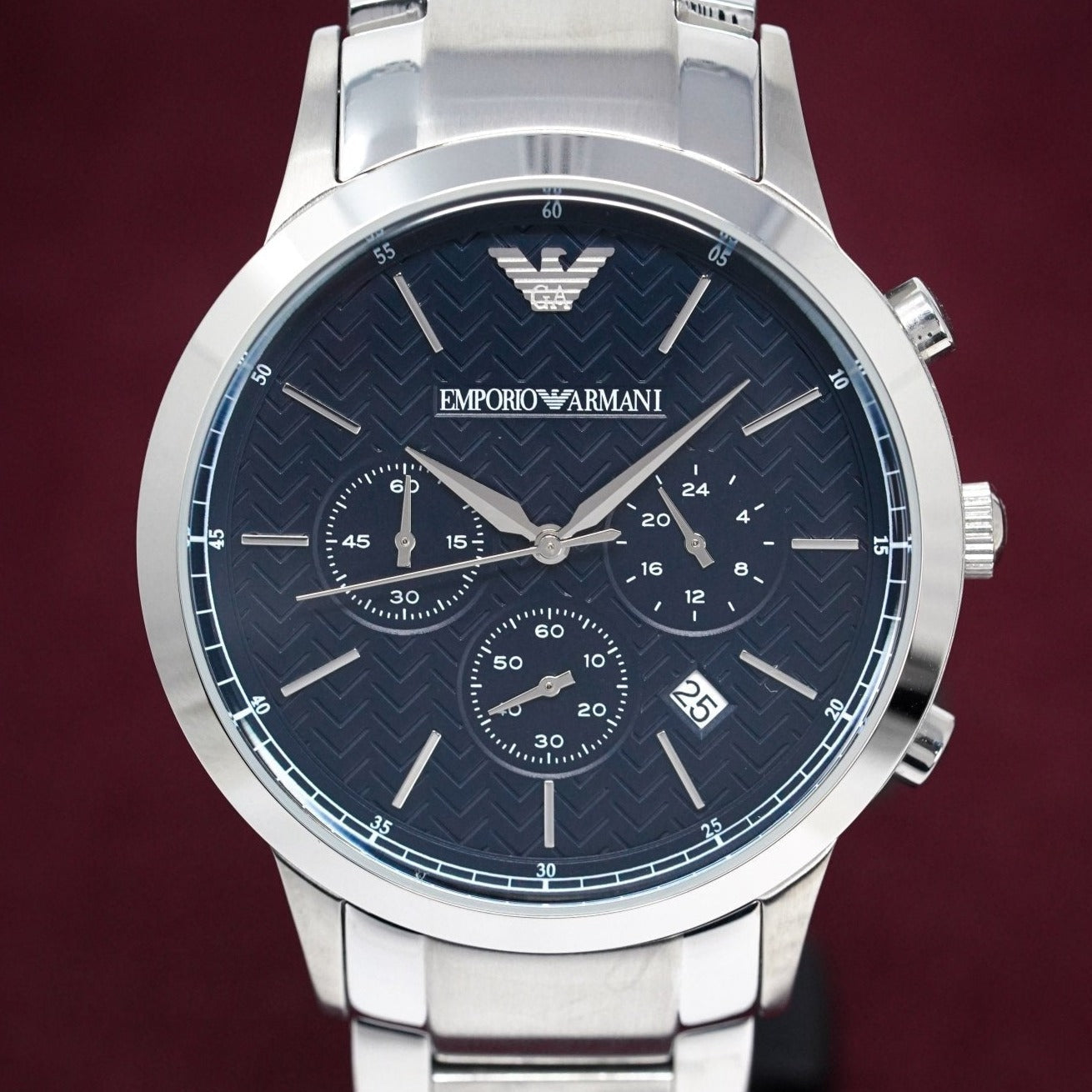 Emporio Armani Ar2486 Men S Renato Blue Watch