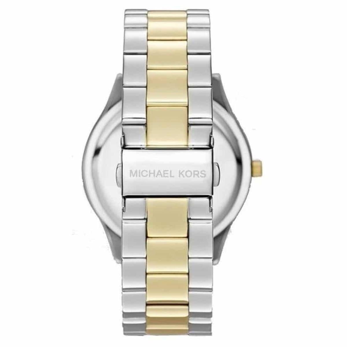 Michael Kors Mk3198 Ladies Slim Runway Two Tone Watch