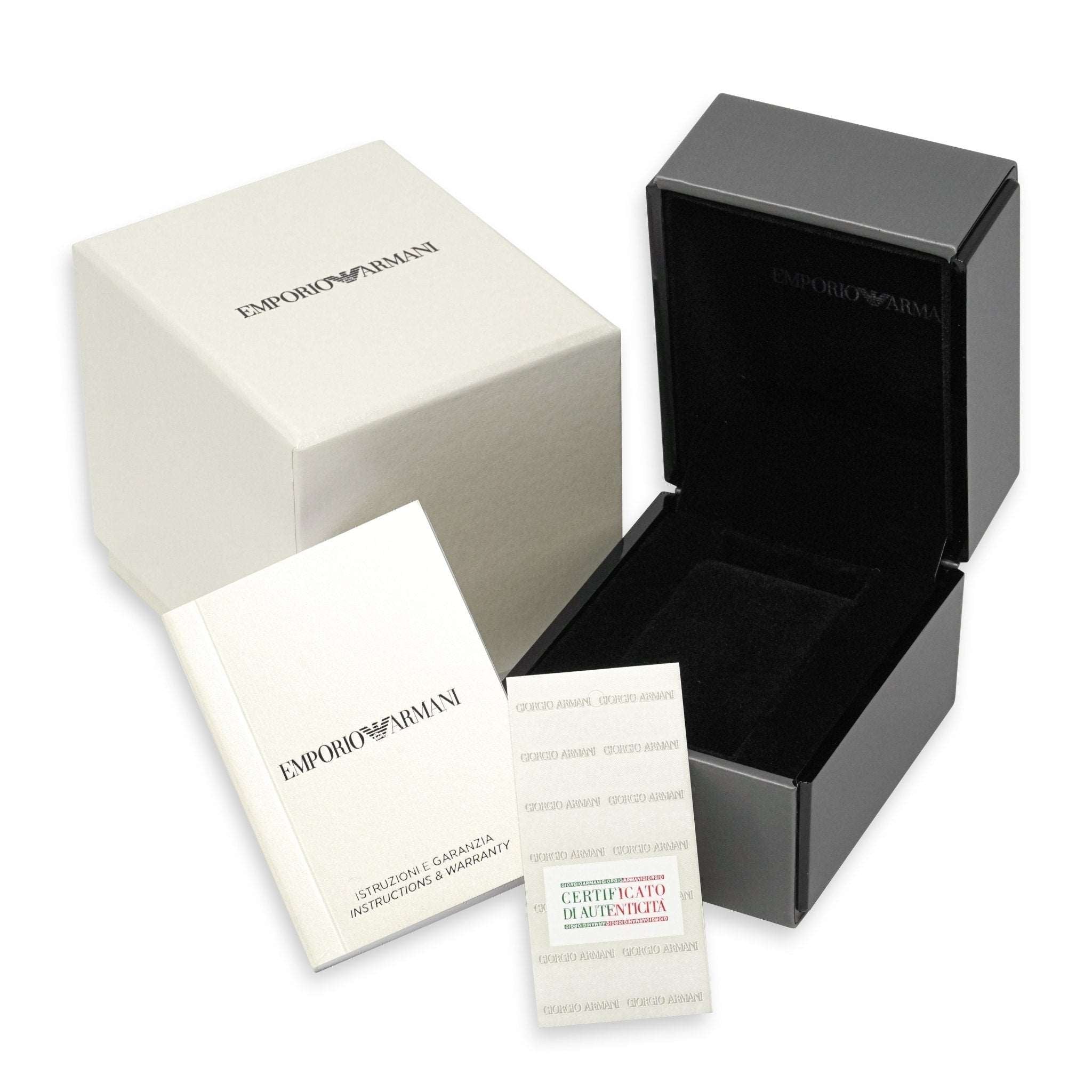 Emporio Armani Ar1769 Ladies Automatic Gianni T Bar Cream Watch