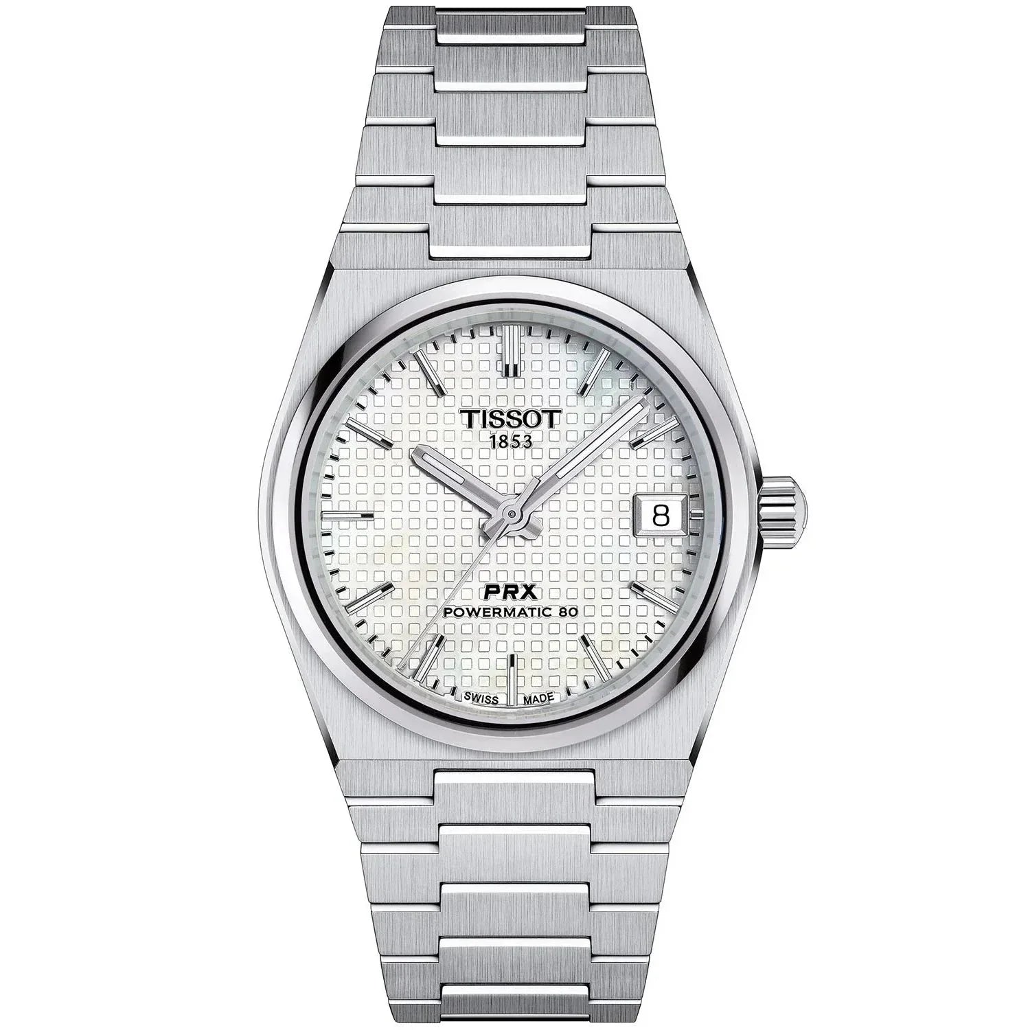 Tissot Prx 35mm Auto Unisex Mother Of Pearl Watch T137 207 11 111 00