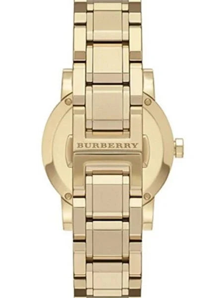 Burberry Ladies Watch The City Yellow Gold Bu9134