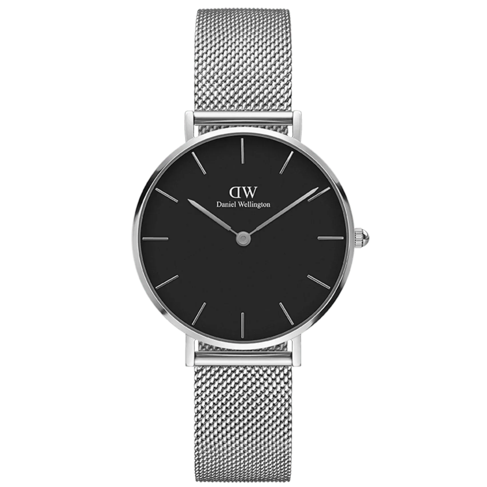 Daniel Wellington Ladies Silver Petite Stirling Watch Dw00100162