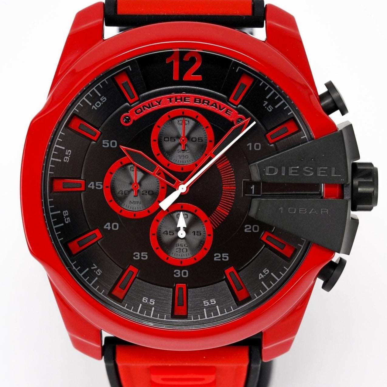 Diesel Dz4526 Men S Chronograph Mega Chief Red Watch