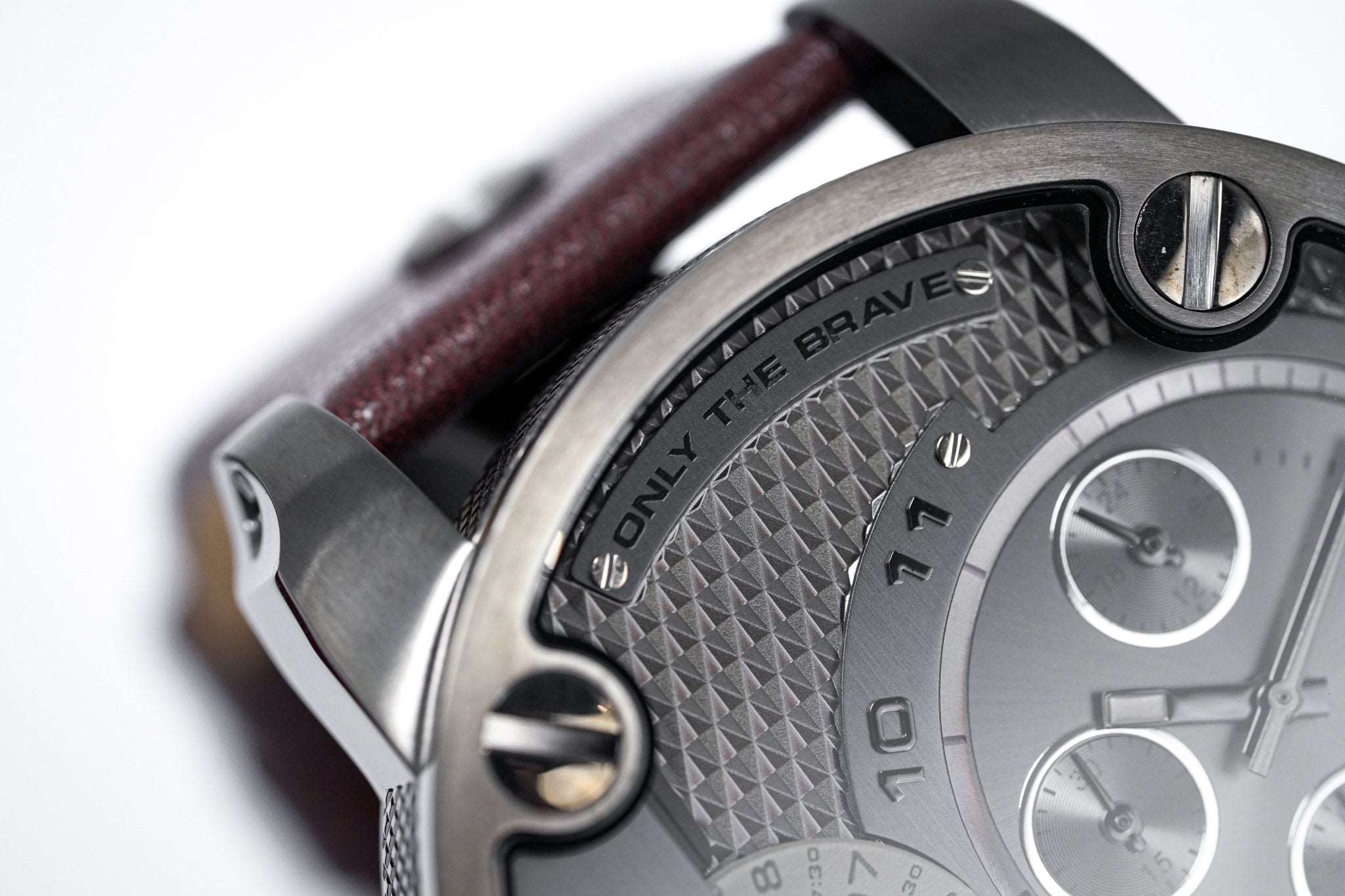 Diesel Dz7258 Men S Chronograph Little Daddy Gun Metal Brown Watch