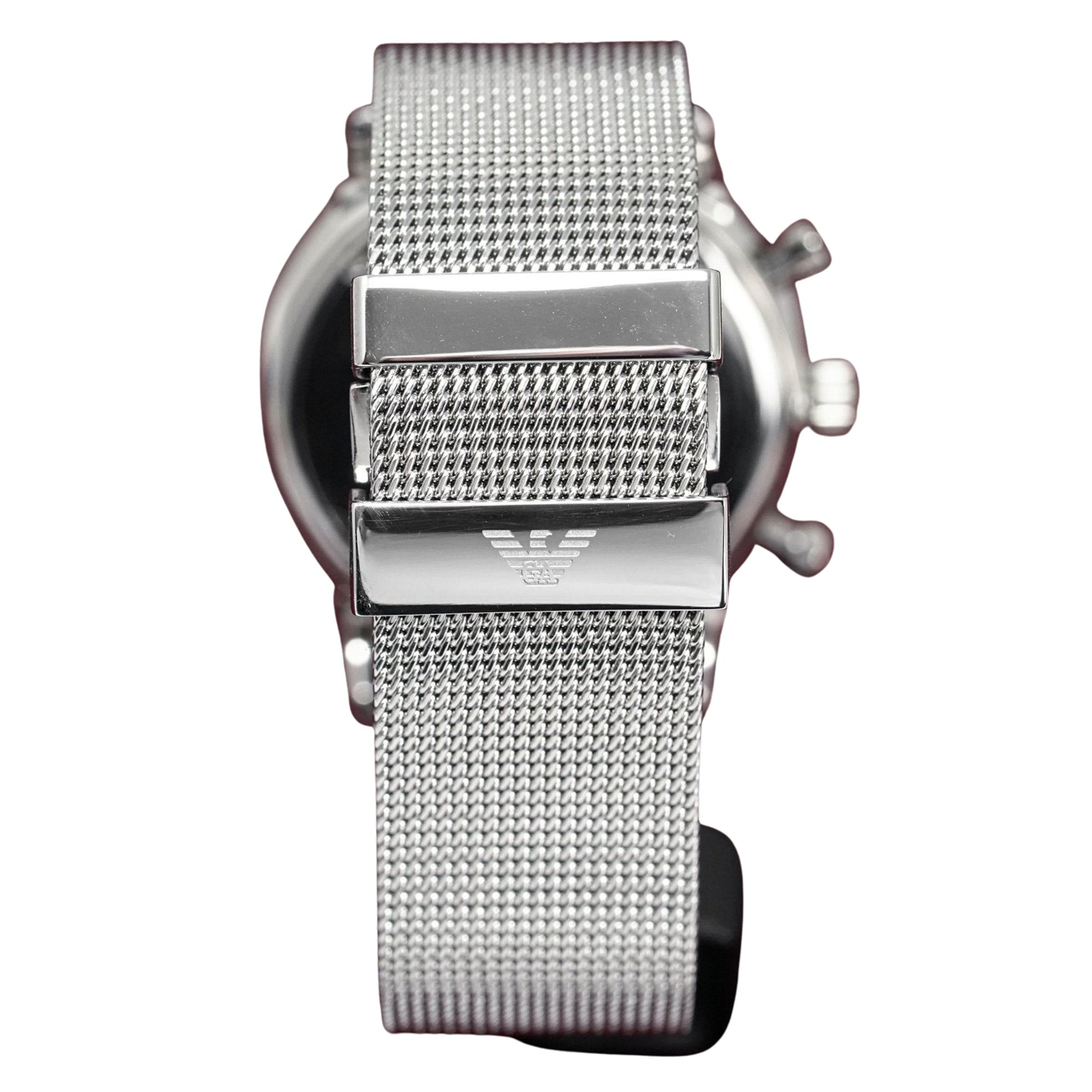 Emporio Armani Ar0390 Men S Chronograph Steel Watch
