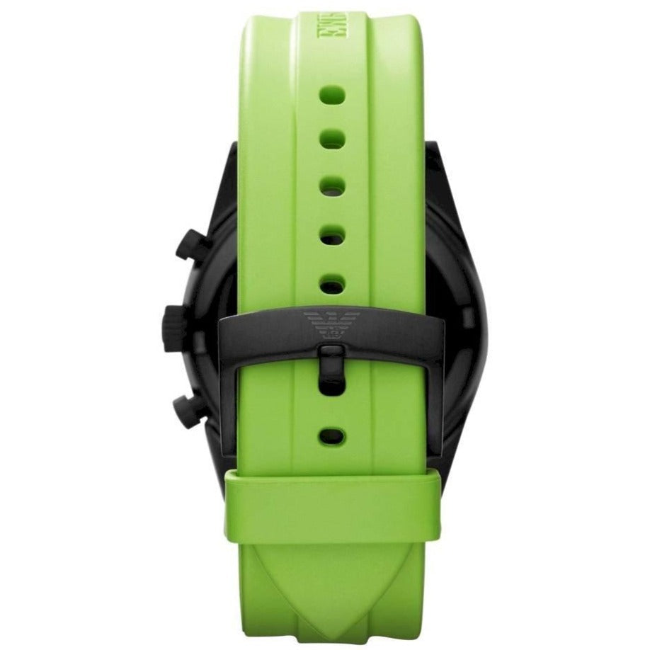 Emporio Armani Ar6115 Men S Sportivo Chronograph Green Watch