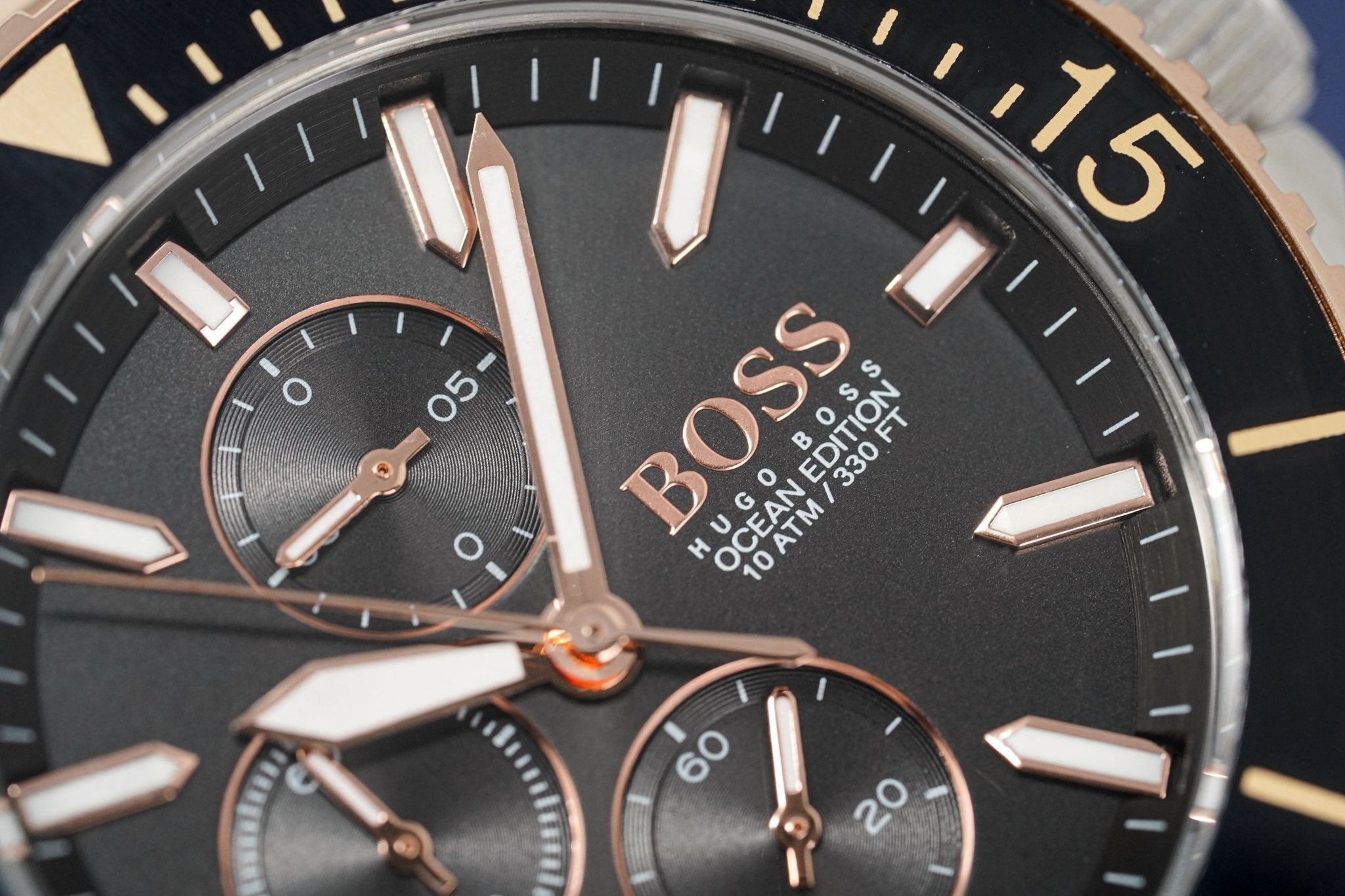 Hugo Boss Men S Watch Chronograph Ocean Edition Two Tone Hb1513705