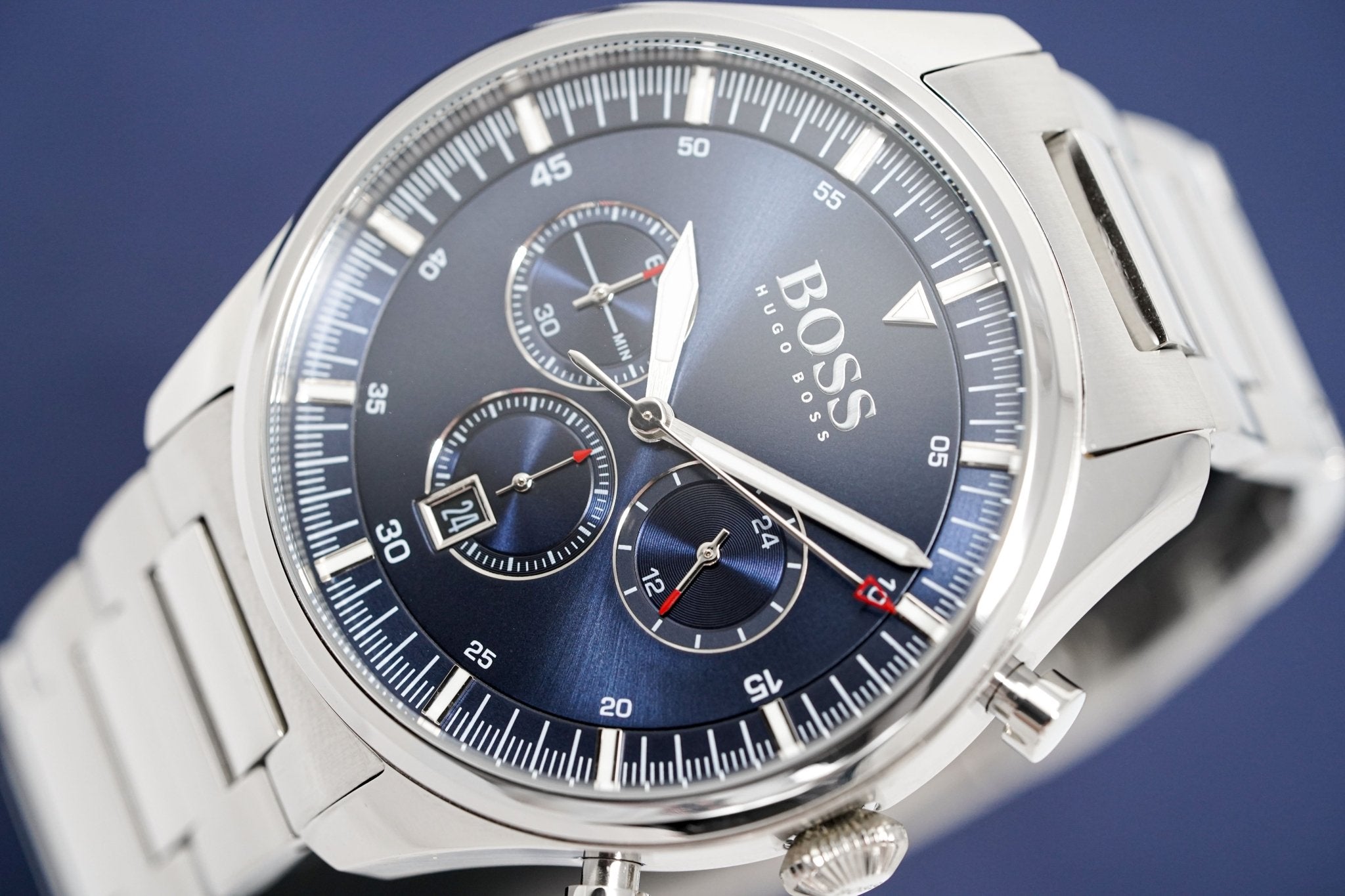 Hugo Boss Men S Watch Chronograph Pioneer Blue Hb1513867