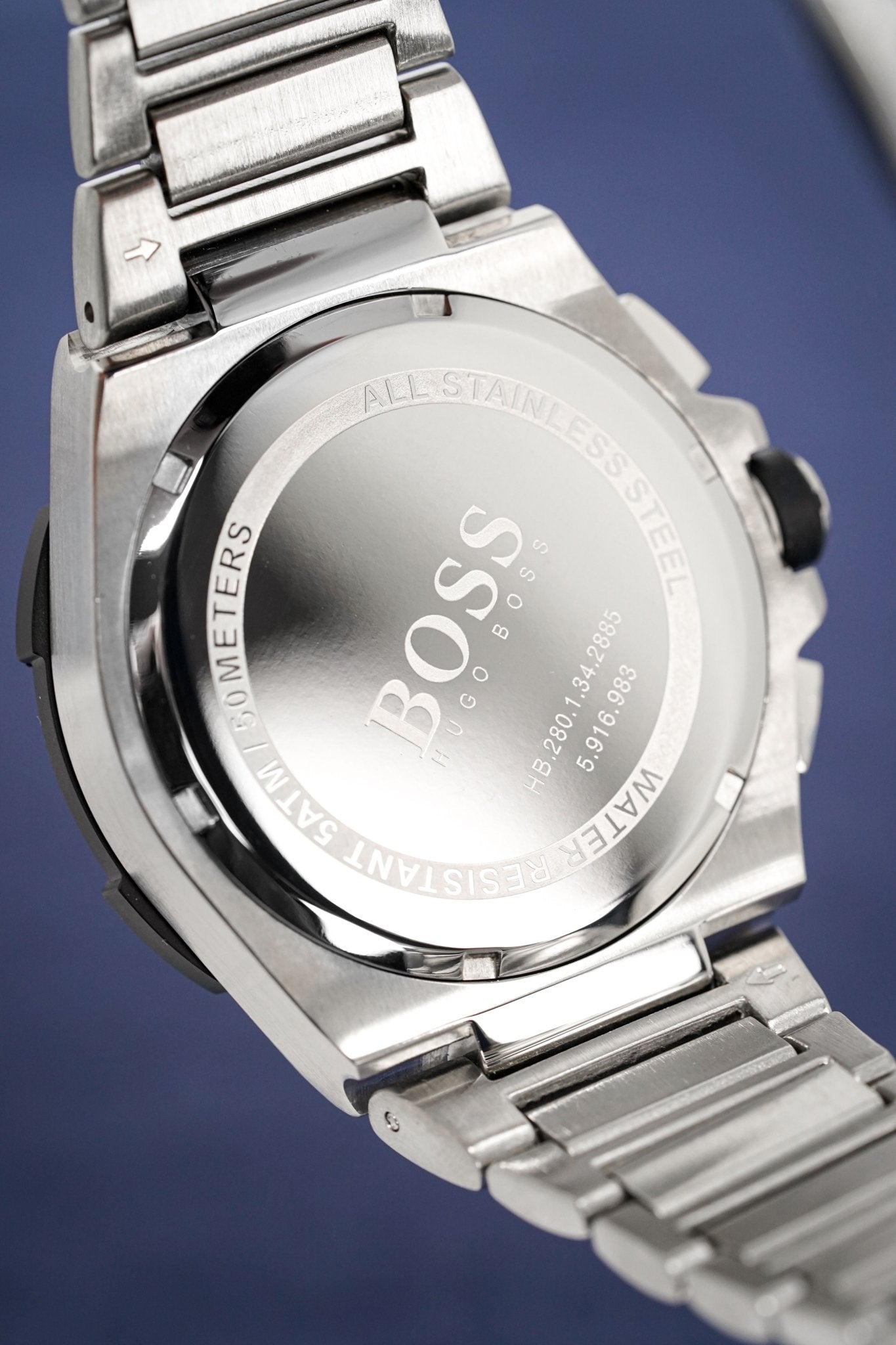 Hugo Boss Men S Watch Chronograph Supernova Black Hb1513359