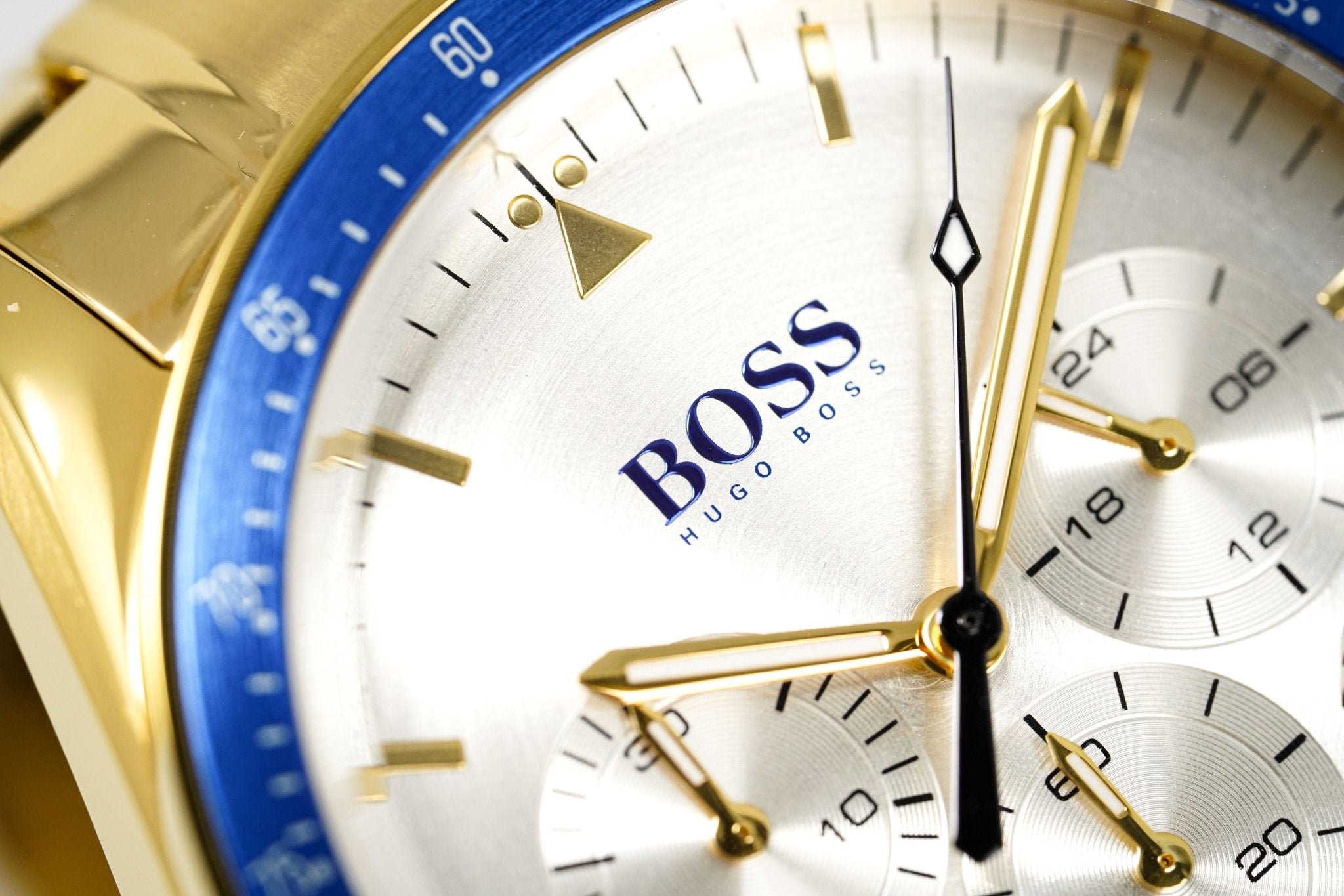 Hugo Boss Men S Watch Chronograph Trophy Gold Hb1513631
